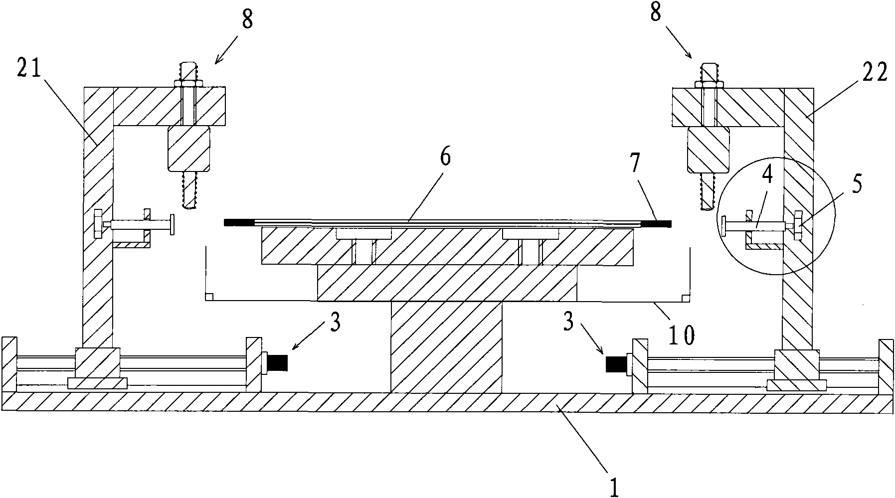 Device and method for detecting and removing residual material on periphery of liquid crystal panel