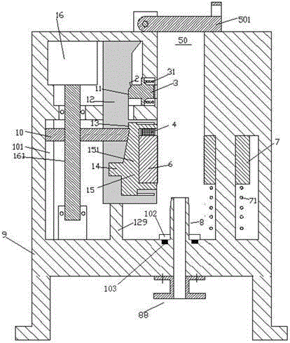 Automatic control connector connection locking device for municipal greening water supply hose