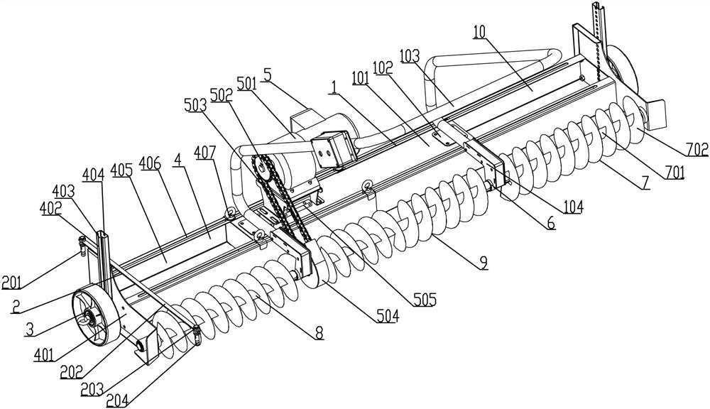 Asphalt concrete pavement uniform paving and thickness detecting device and using method