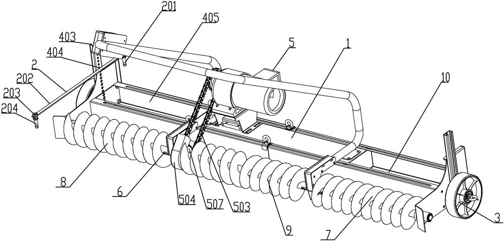 Asphalt concrete pavement uniform paving and thickness detecting device and using method