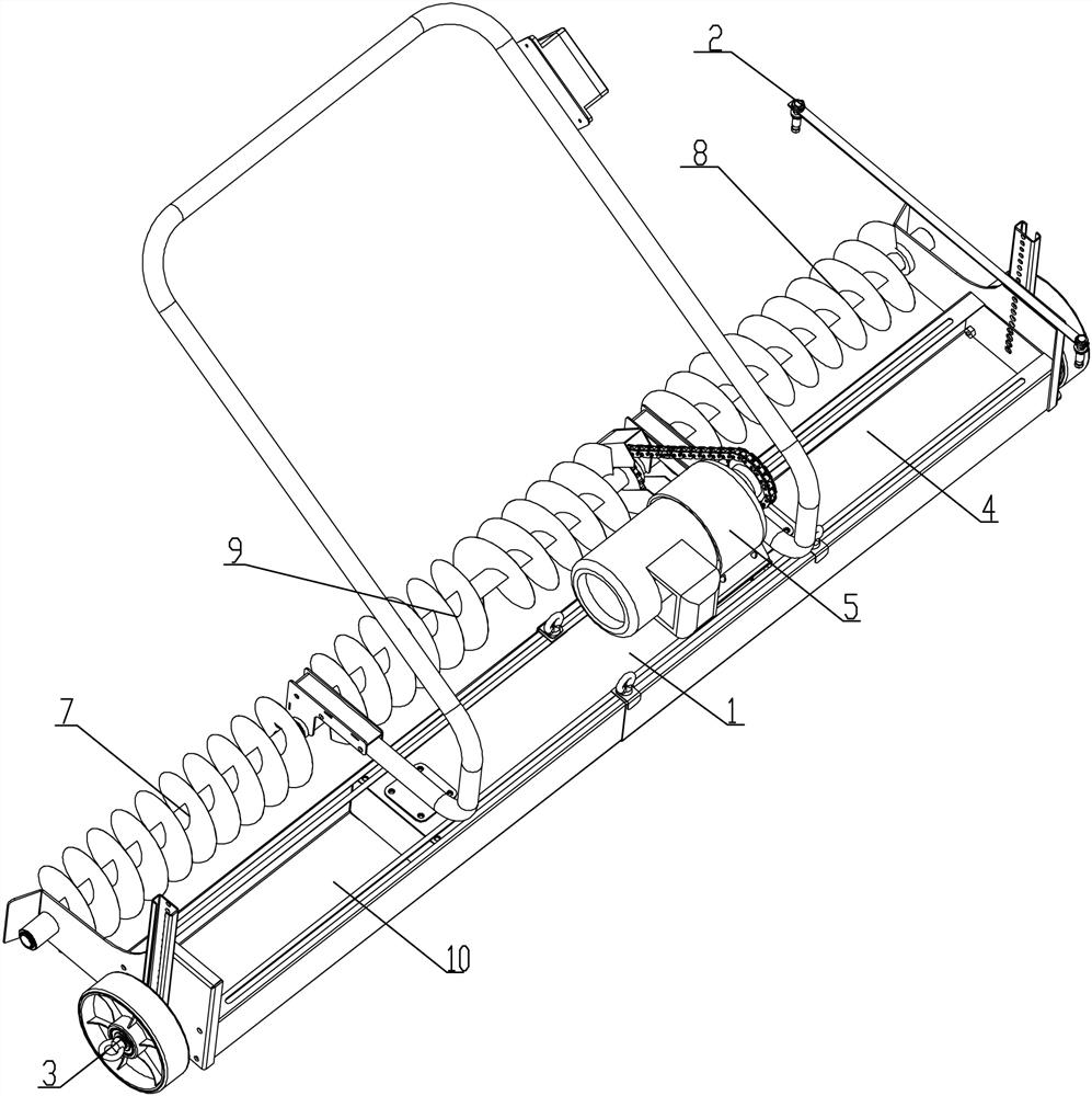 Asphalt concrete pavement uniform paving and thickness detecting device and using method