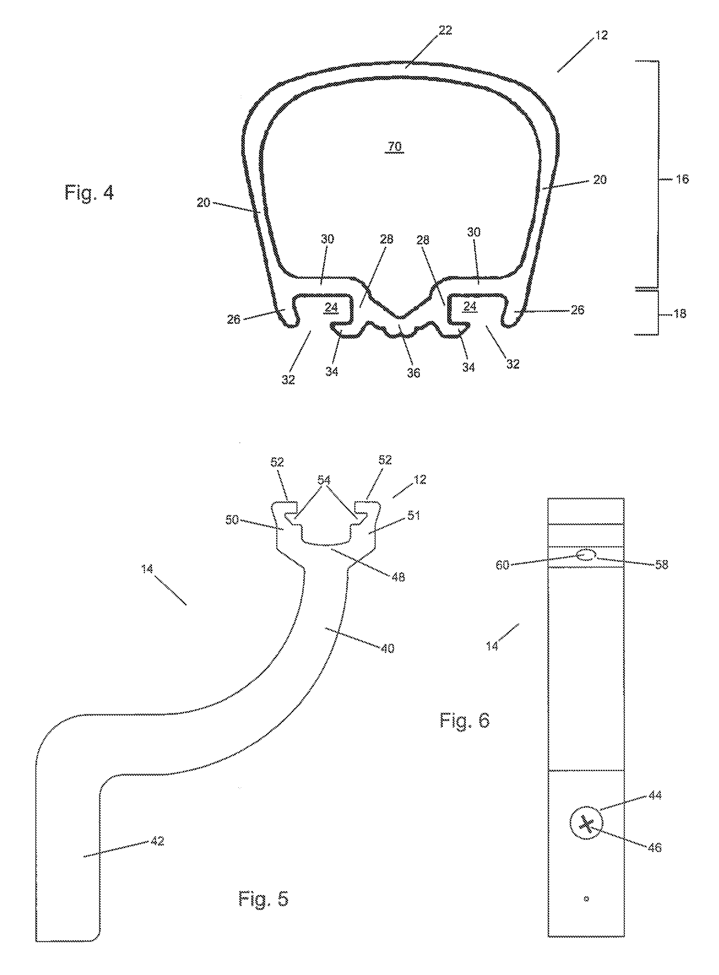 Continuous handrail system