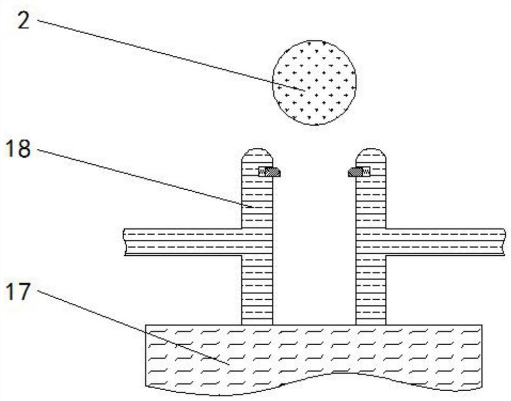 Switchboard surface knife switch anti-static dust adsorption device