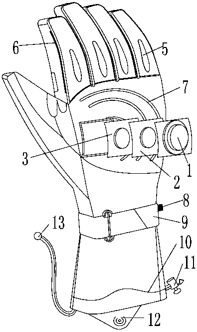 Multifunctional heat preservation glove