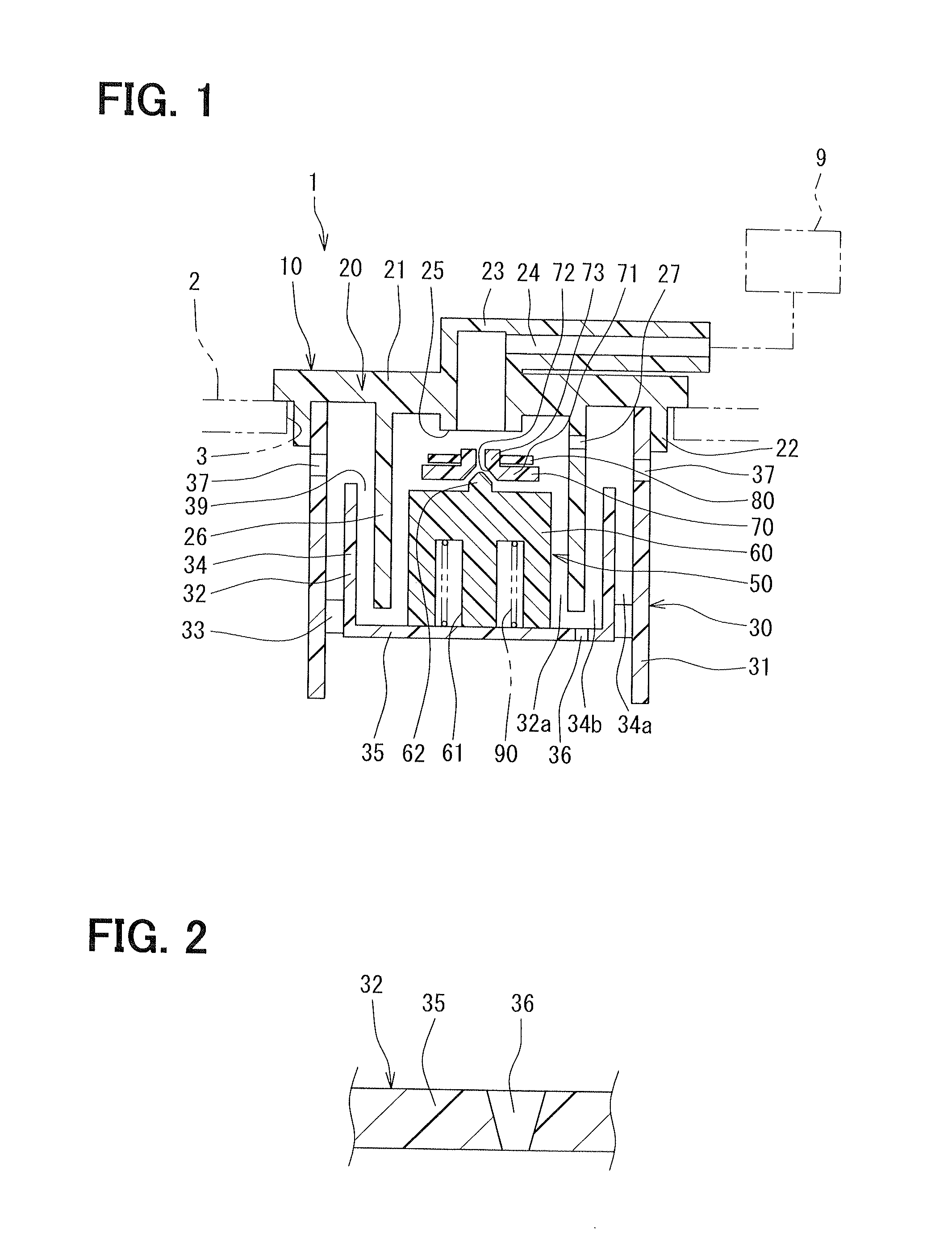 Fill-up control valve device