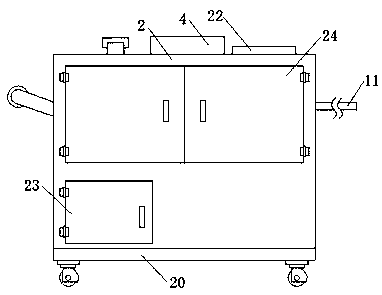 Multifunctional gastric lavage apparatus for department of gastroenterology