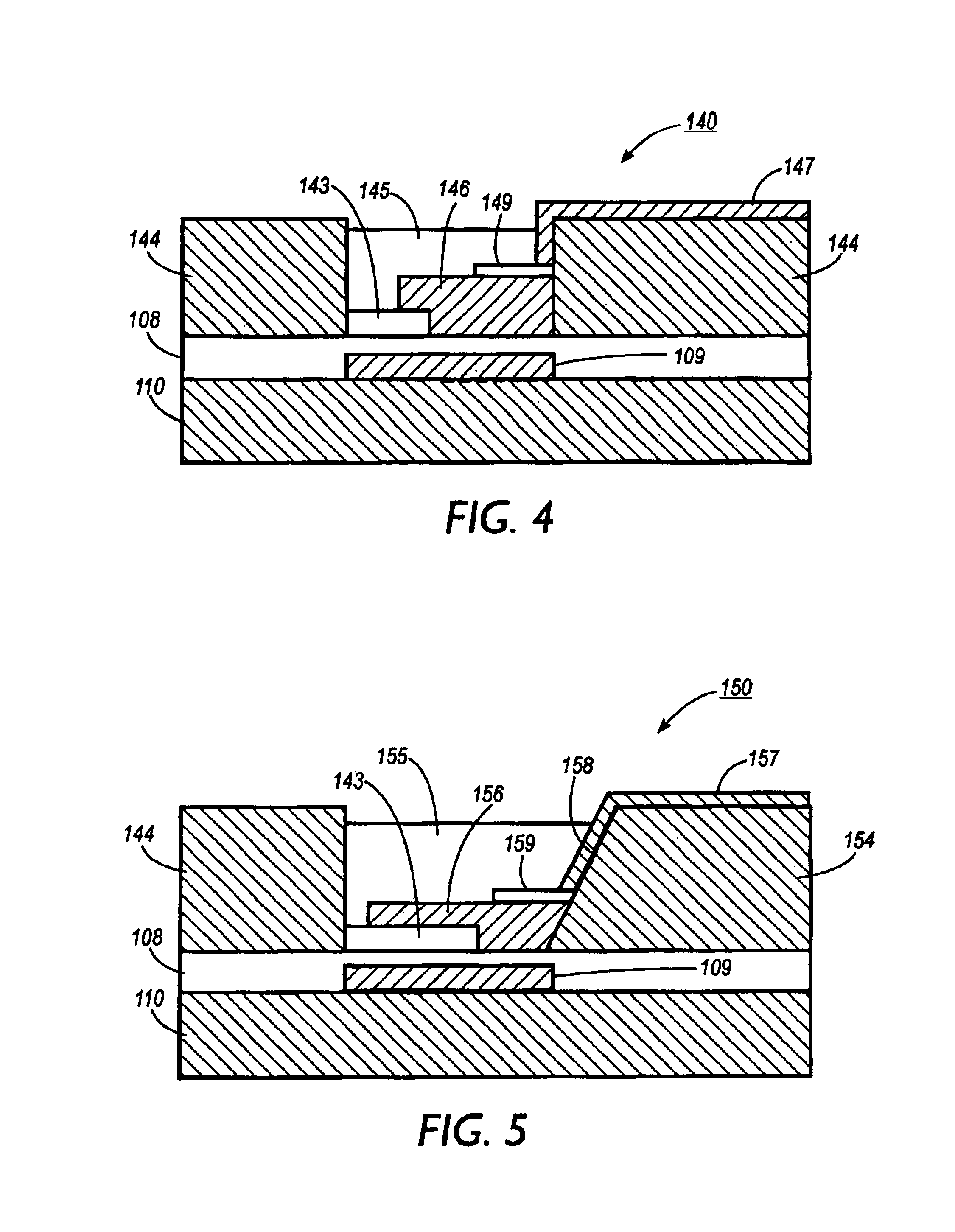 Electronic device and methods for fabricating an electronic device