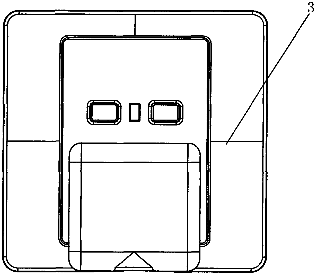 Concealed wiring type leakage protector