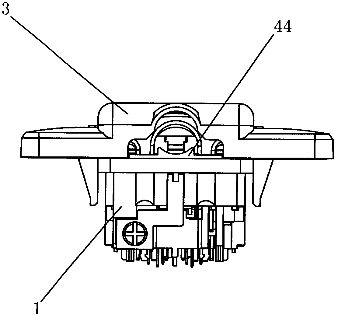 Concealed wiring type leakage protector