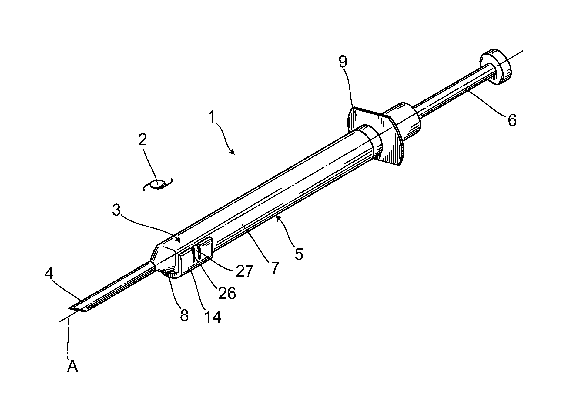 Intraocular lens insertion device