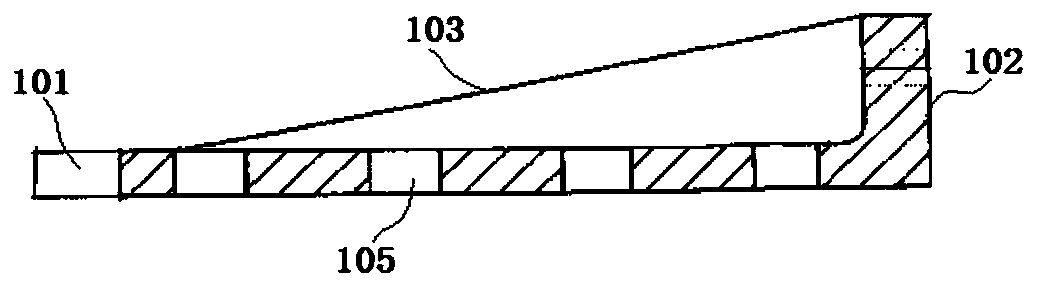 A kind of lost foam casting processing method of vehicle front panel seat