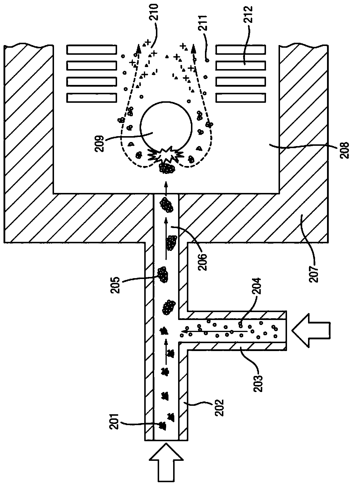 Collision surface for improved ionisation