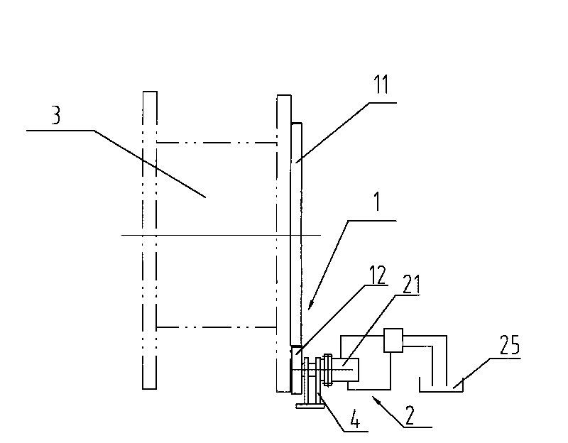 Speed control method for free falling winch and method for implementing method