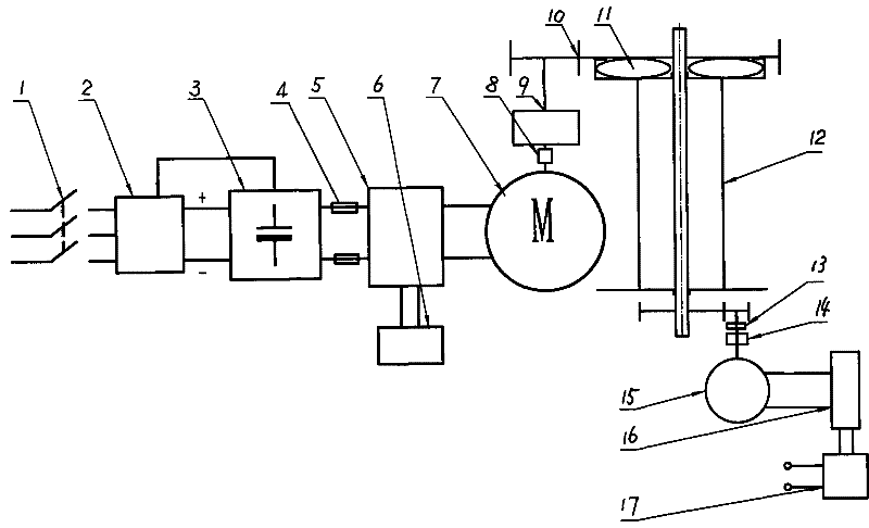 Tractor hoist with speed adjusted by super capacitance set storage type generator