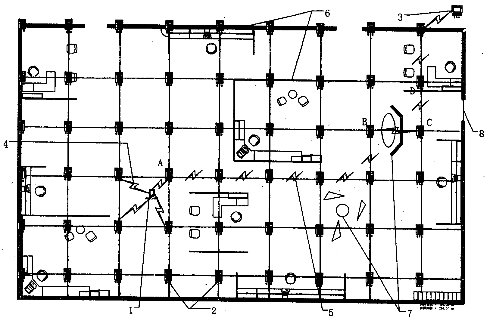 Indoor positioning system based on wireless sensor network and implementing method