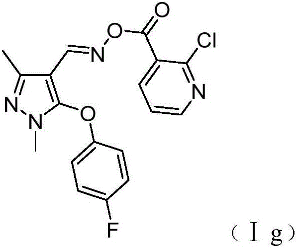 Preparation and application of pyrazole oxime ester compound containing 2-chloropyridine structure