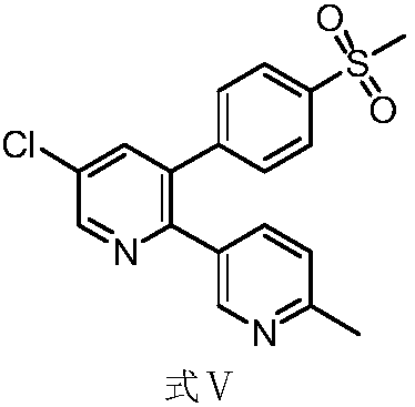 Preparation method and application of etoricoxib impurity