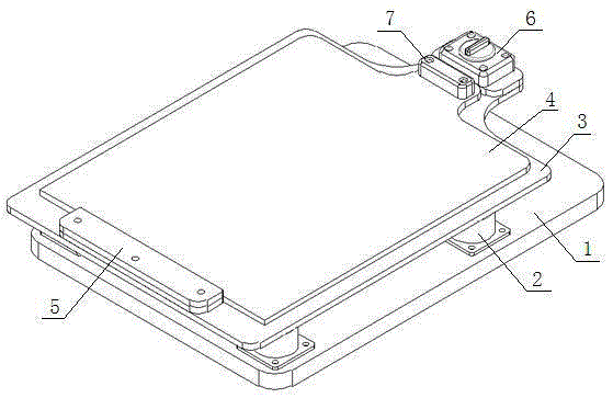 Mounting and fixing protective device for vehicle-mounted precision instrument