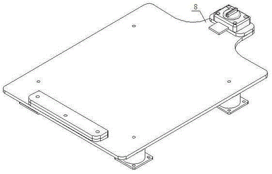 Mounting and fixing protective device for vehicle-mounted precision instrument