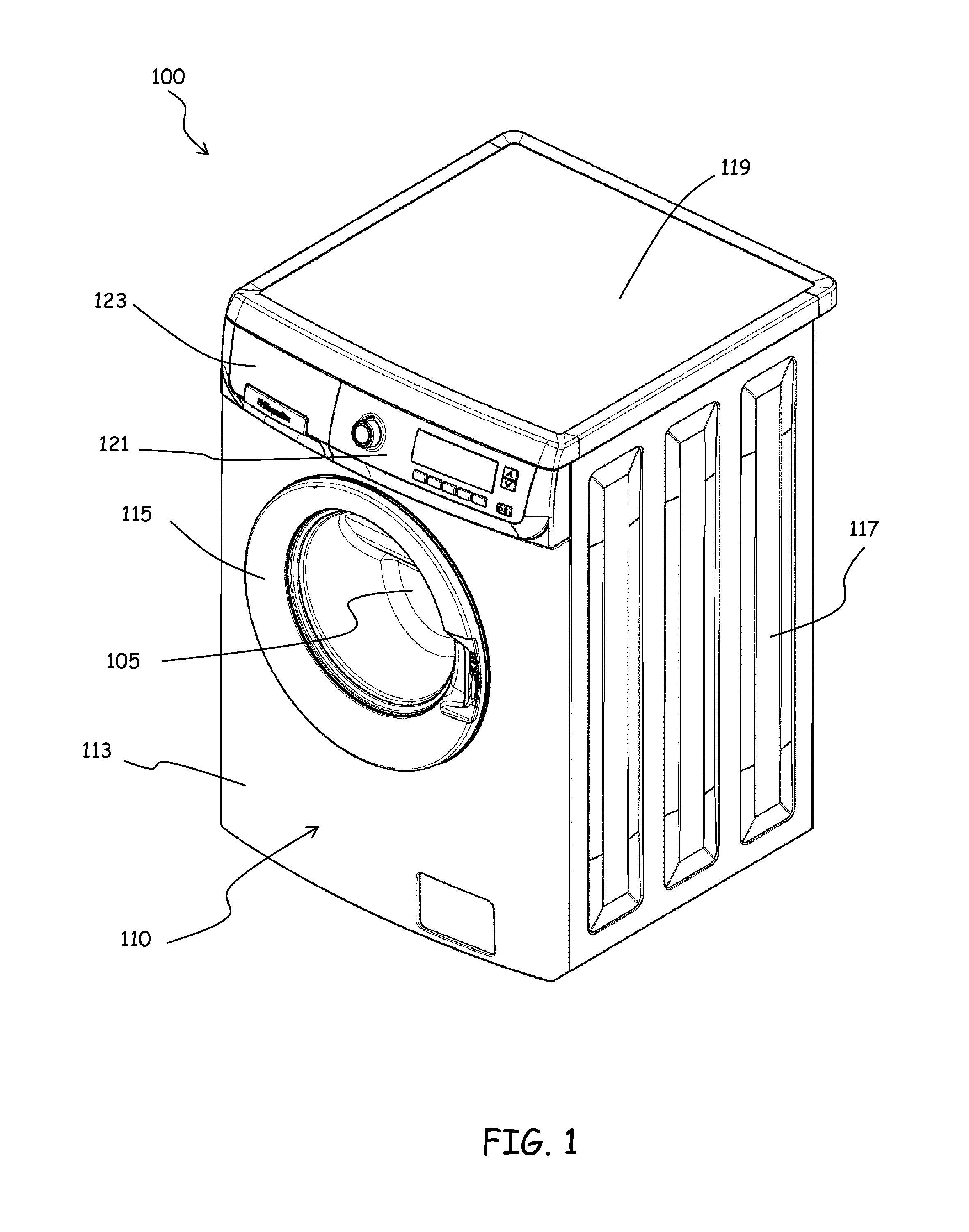 Appliance for drying laundry