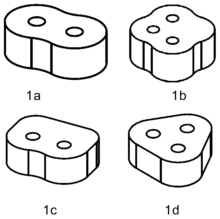 Porous gas producing agent molding pressing product and preparation process thereof