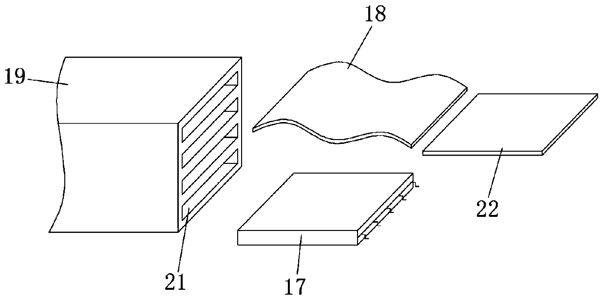 High-efficiency electronic component heat dissipation device