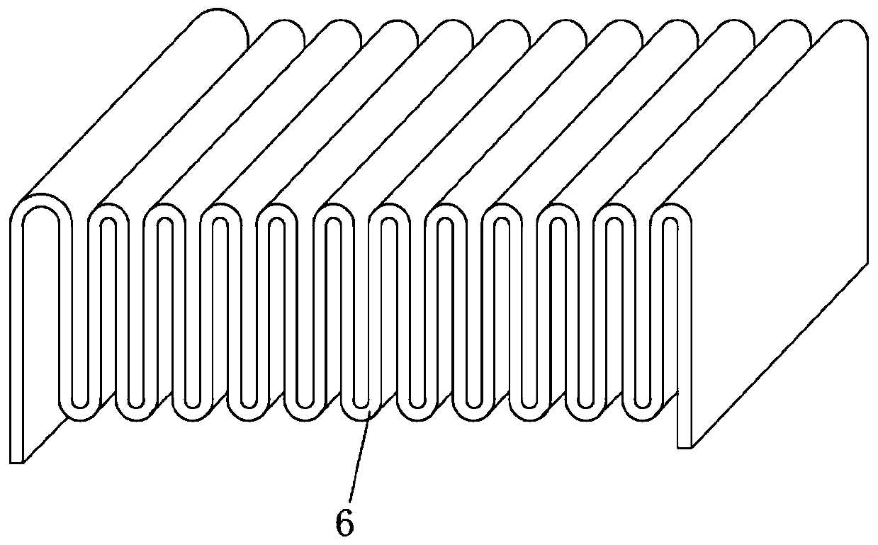 High-efficiency electronic component heat dissipation device