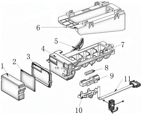 Full-automatic plastic ice machine