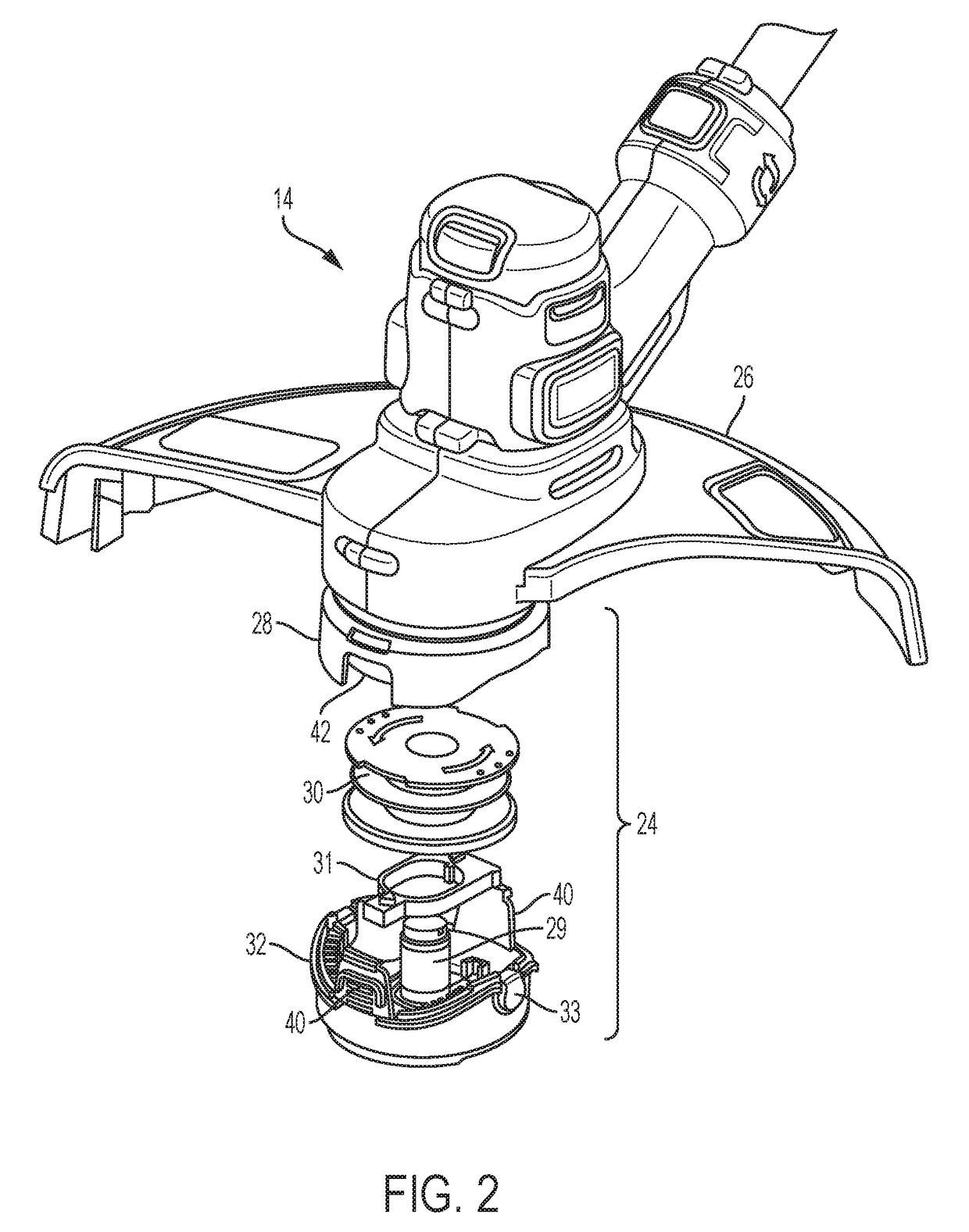 Cutting head for a string trimmer