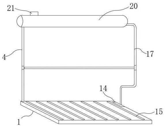 Solar floor heating system