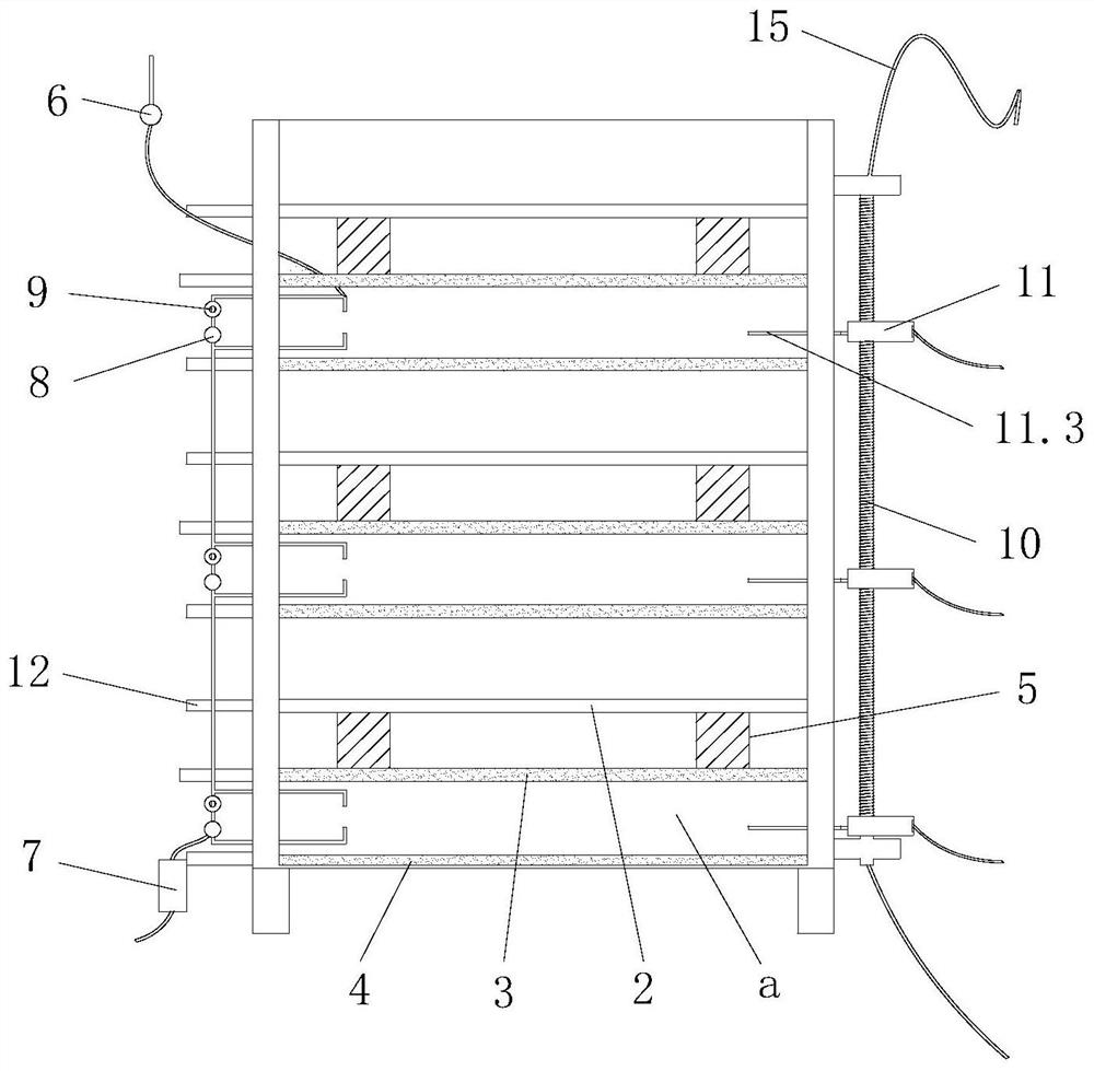 Physical and mechanical parameter measuring device for unsaturated expansive soil