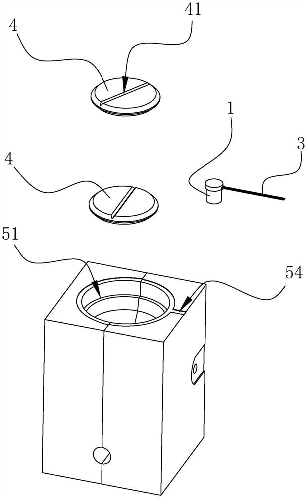 Universal welding device for blocky welding blocks and application method thereof