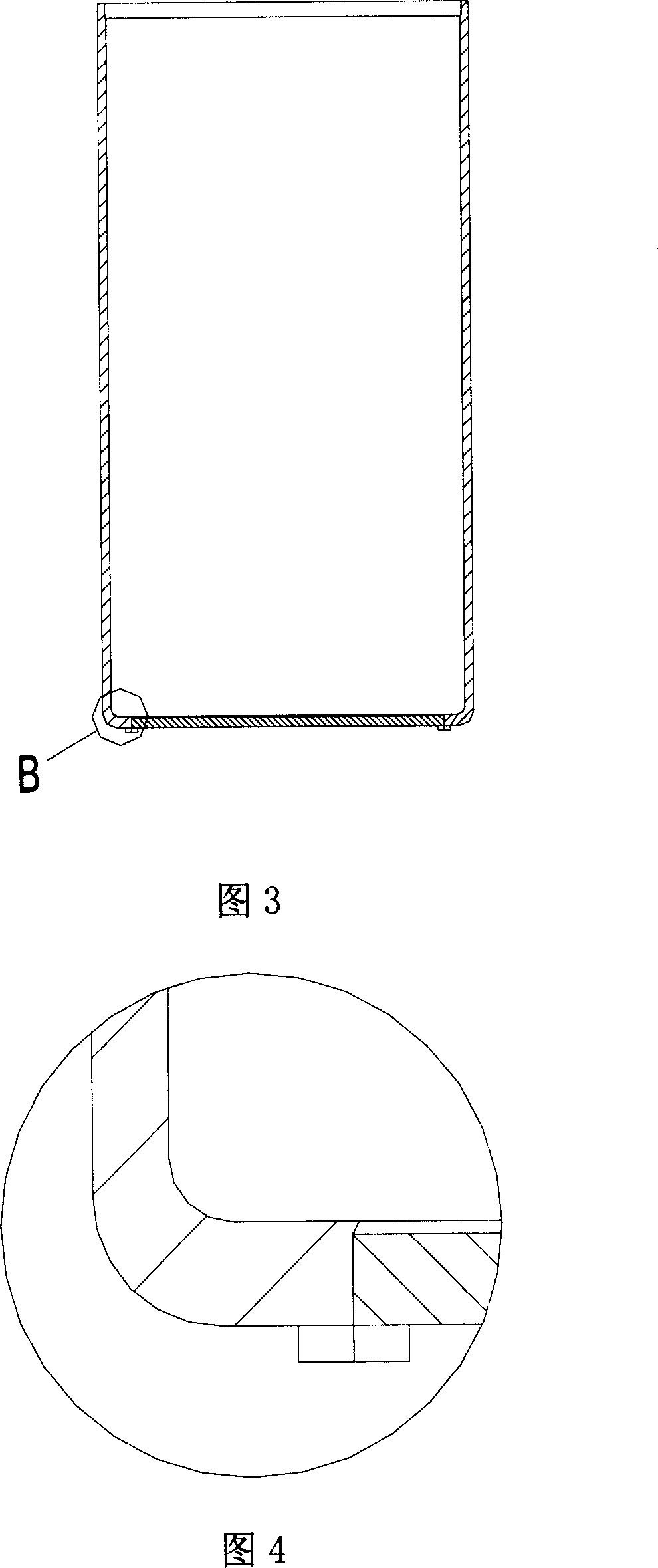 An electric core shell and electric core