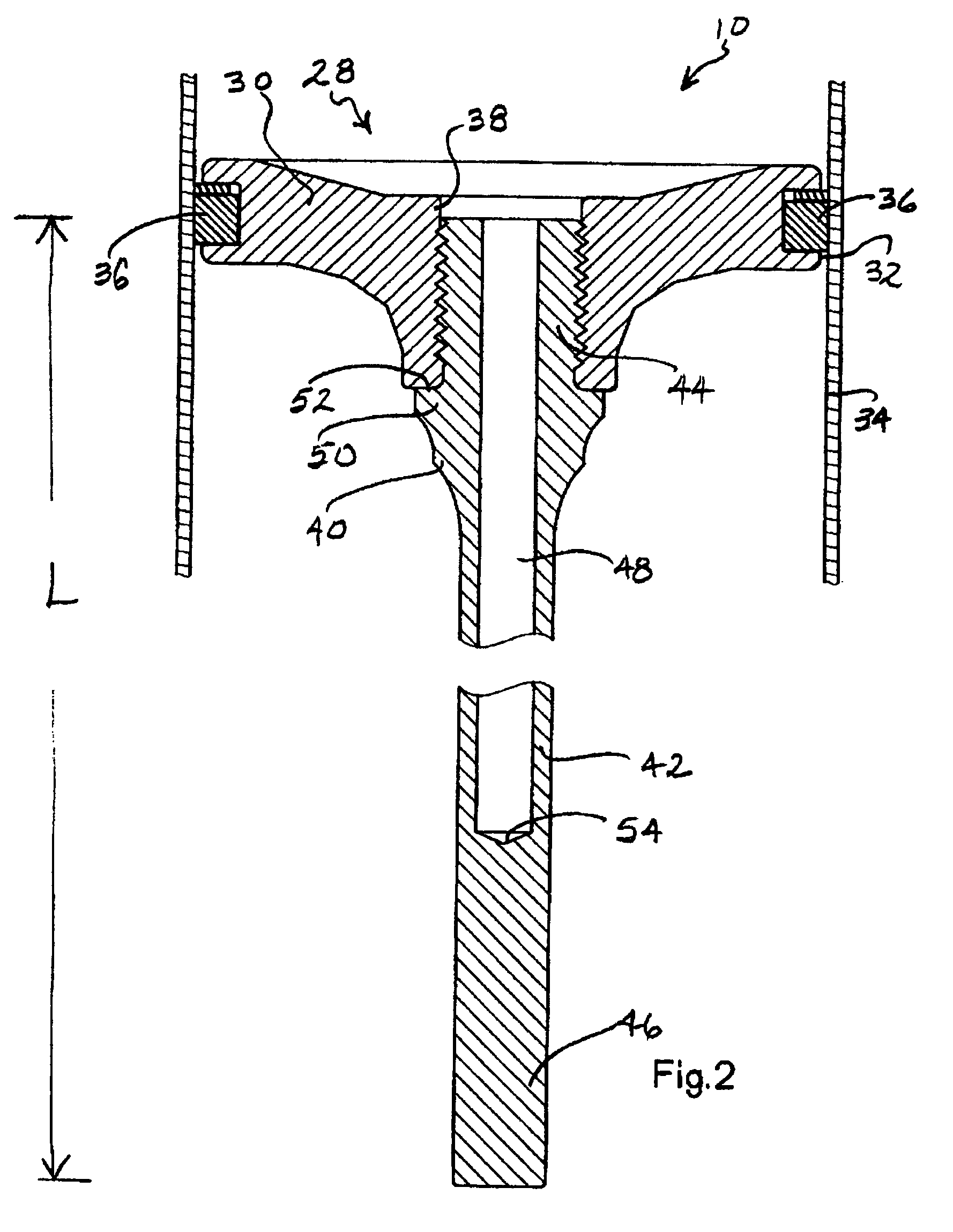 Driver blade with auxiliary combustion chamber for combustion powered fastener-driving tool