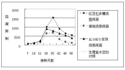 Taxus polysaccharide immunologic adjuvant and influenza vaccine containing same