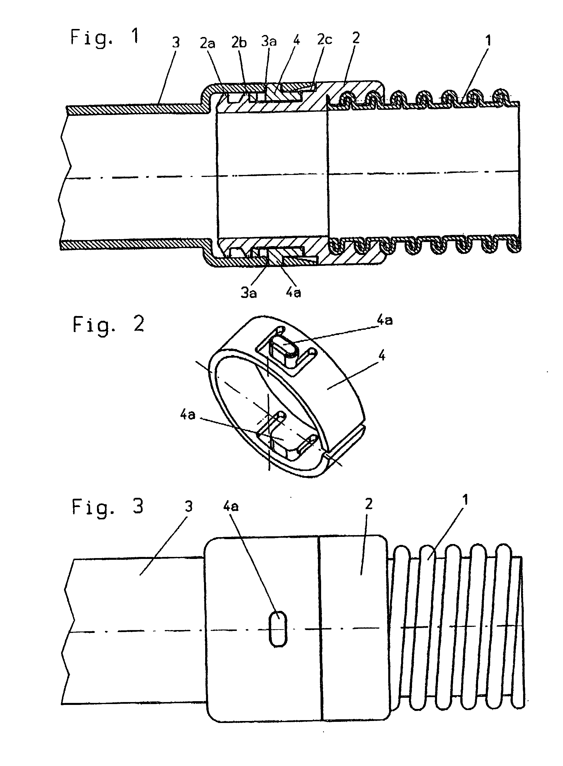 Hose line with a connection sleeve