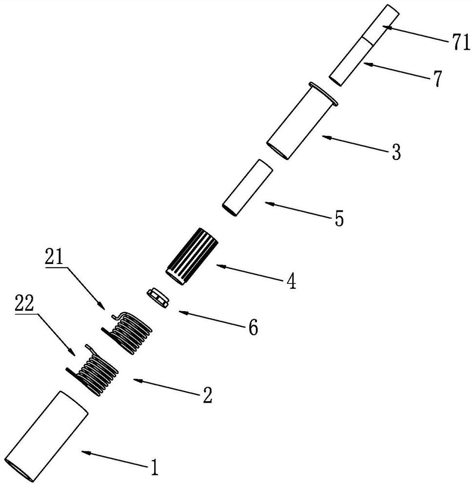 Aerosol generating device with induction heating tube