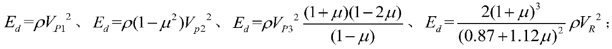 Concrete strength nondestructive test method based on elastic wave