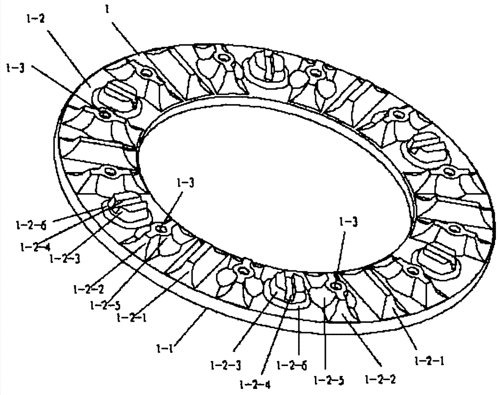 Brake disc of high-speed train