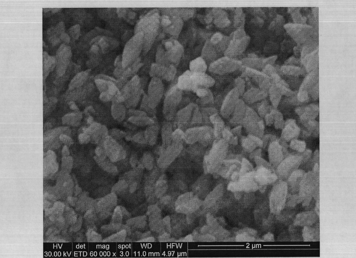 Method for preparing nanometer lithium iron phosphate in liquid phase