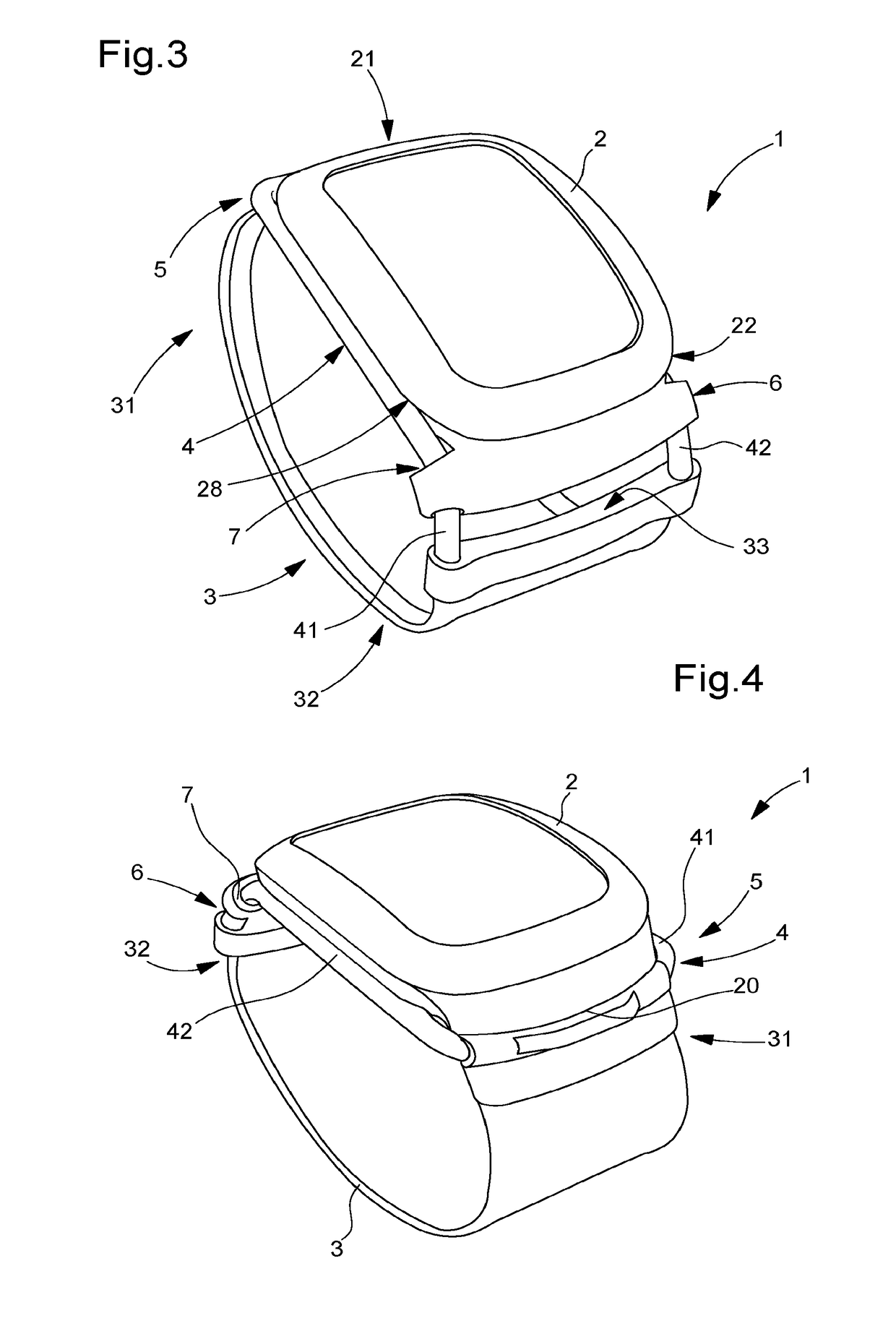 Watch with extending watchband