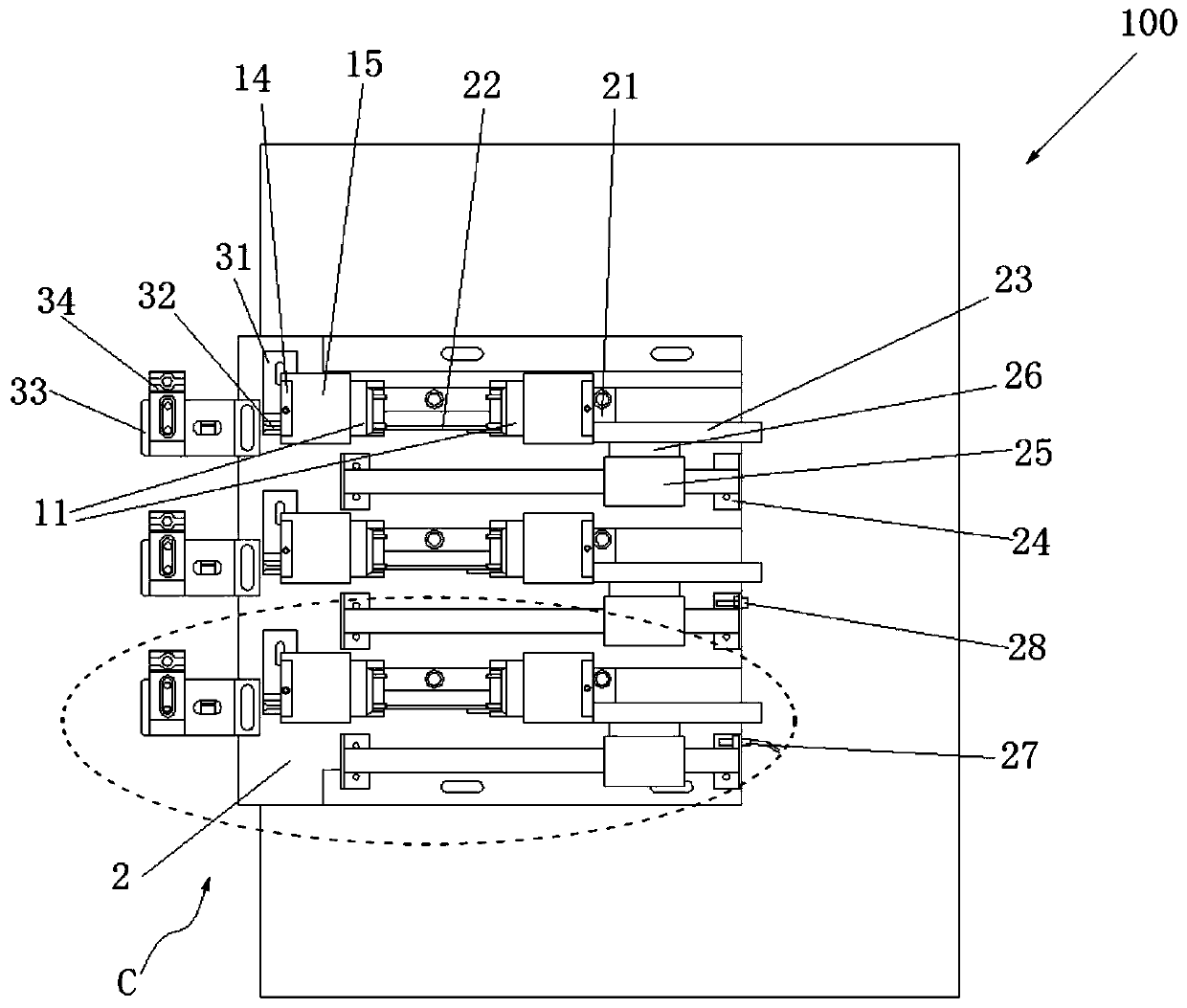 Automatic nail loading equipment and automatic nail loading type nail gun system