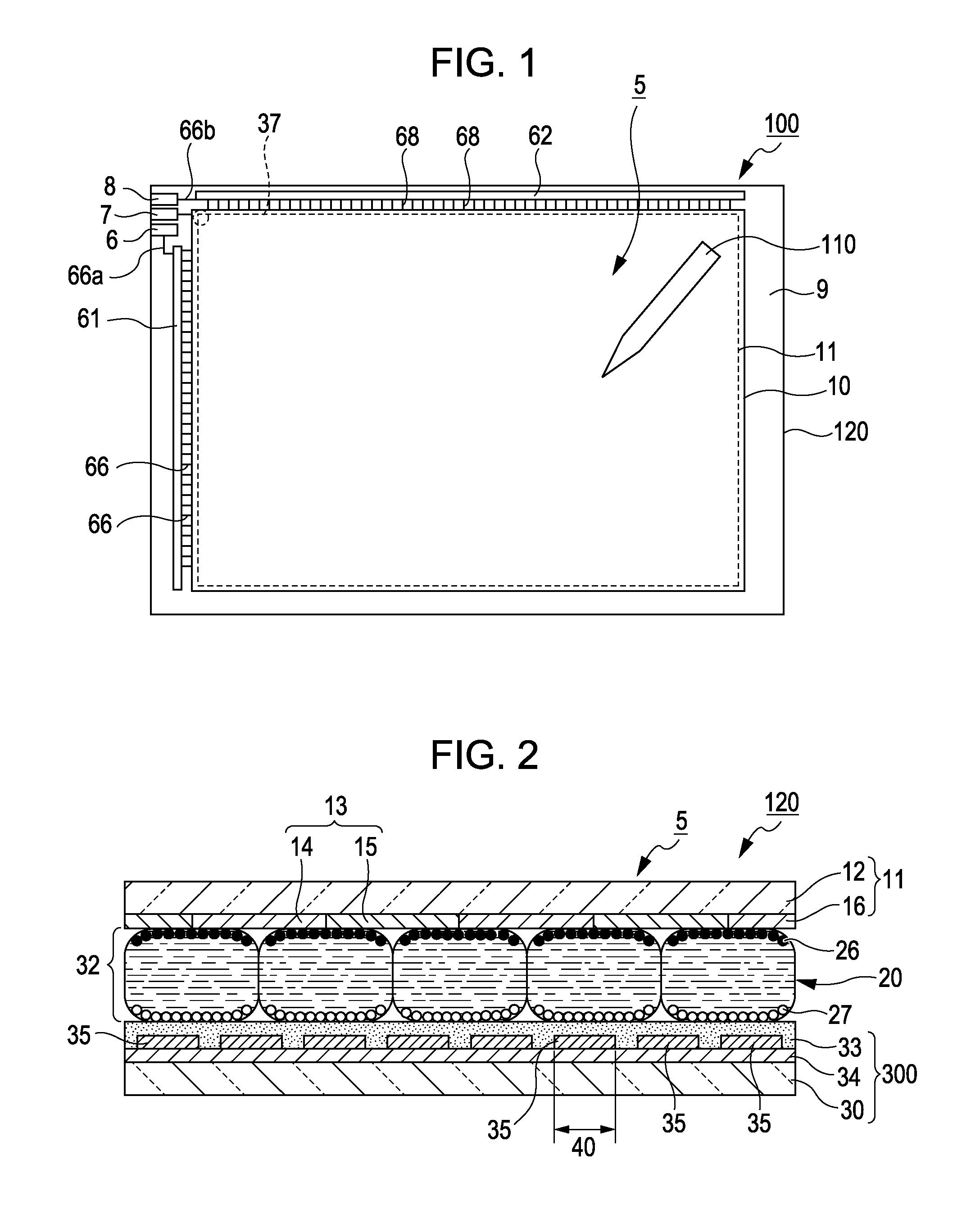 Input function display device