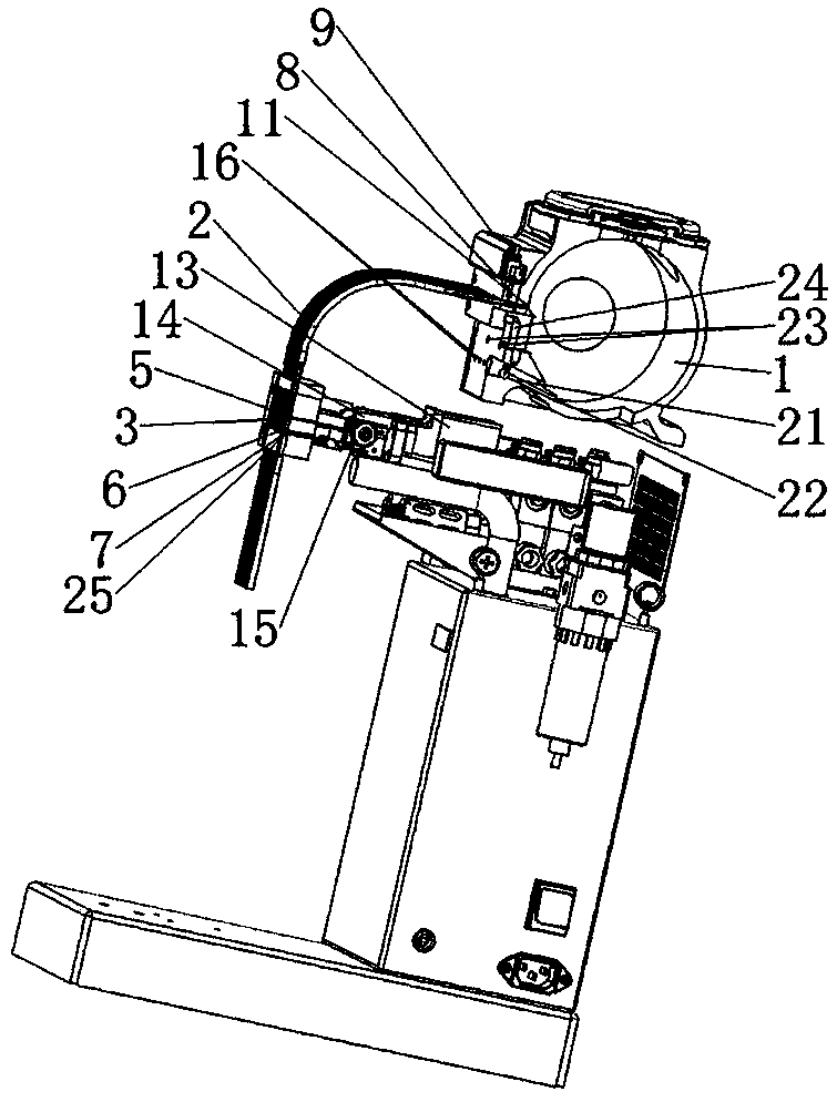 Spring adding machine