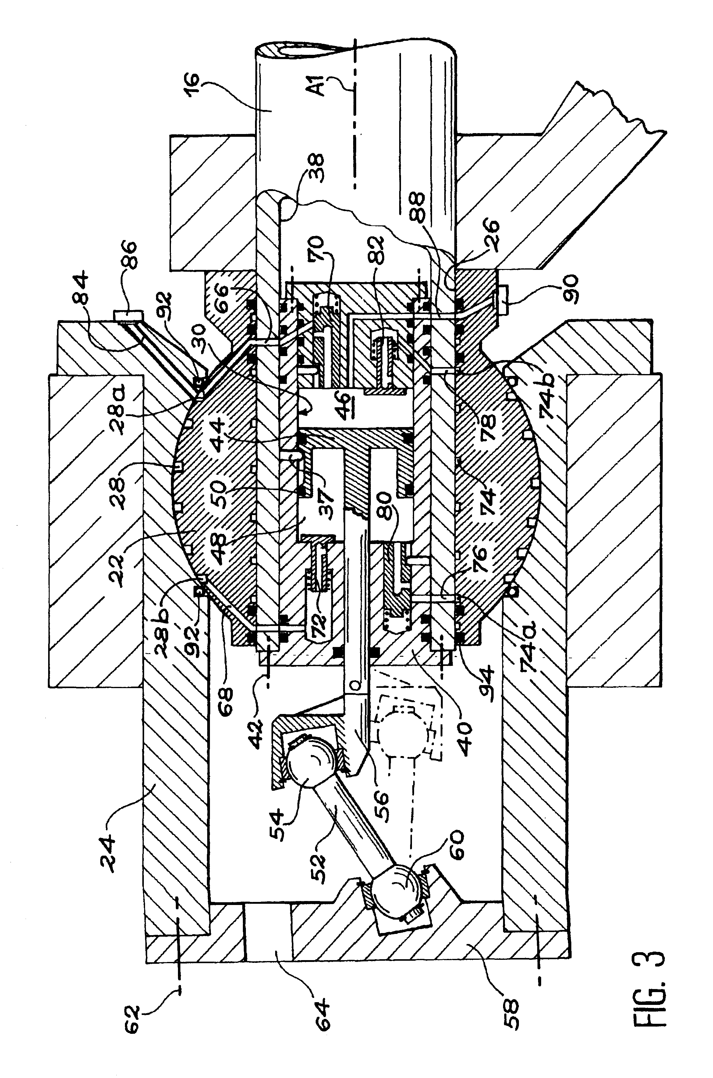 Ball joint bearing block lubrication device