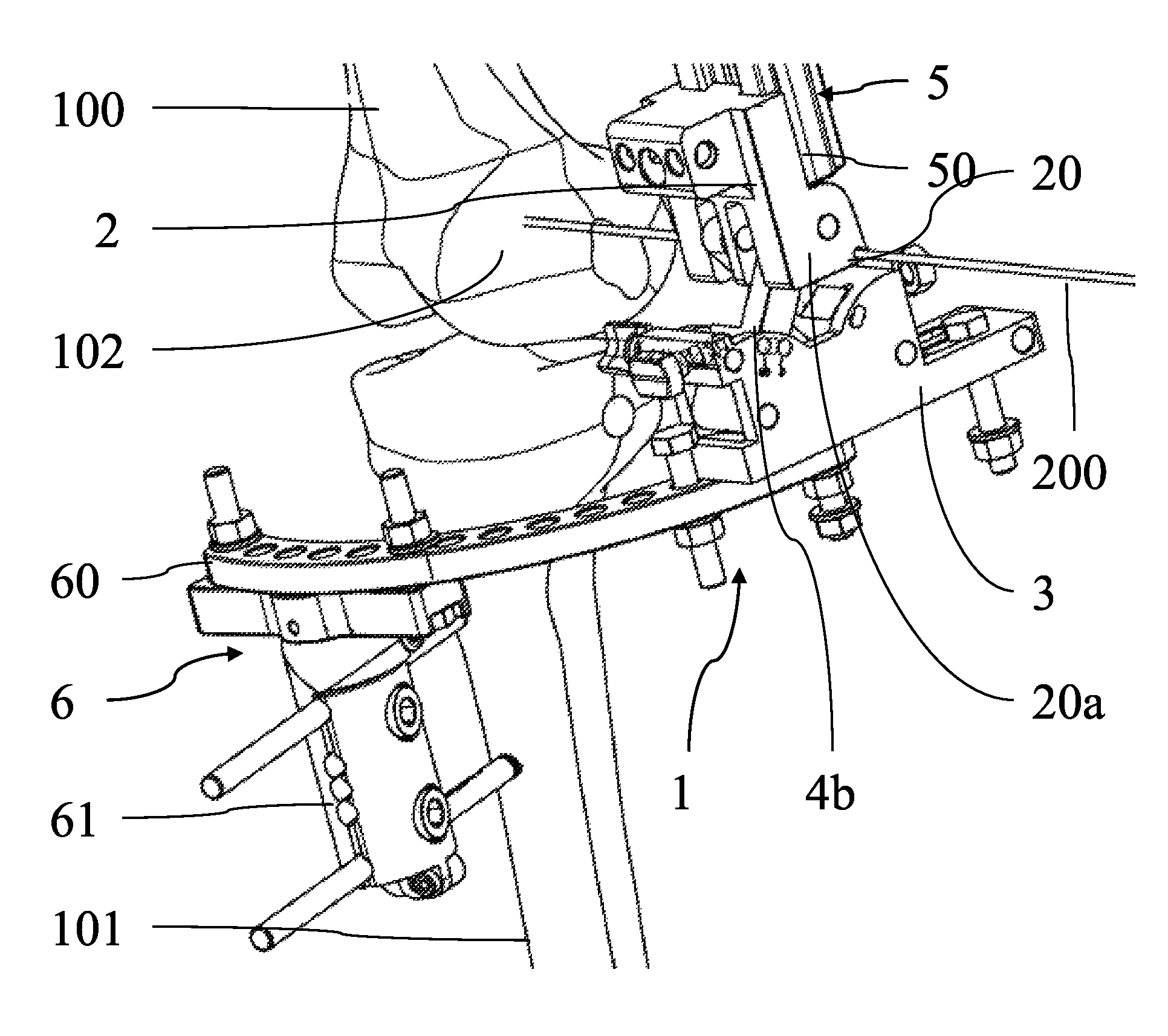 Support orthopaedic device for a knee joint