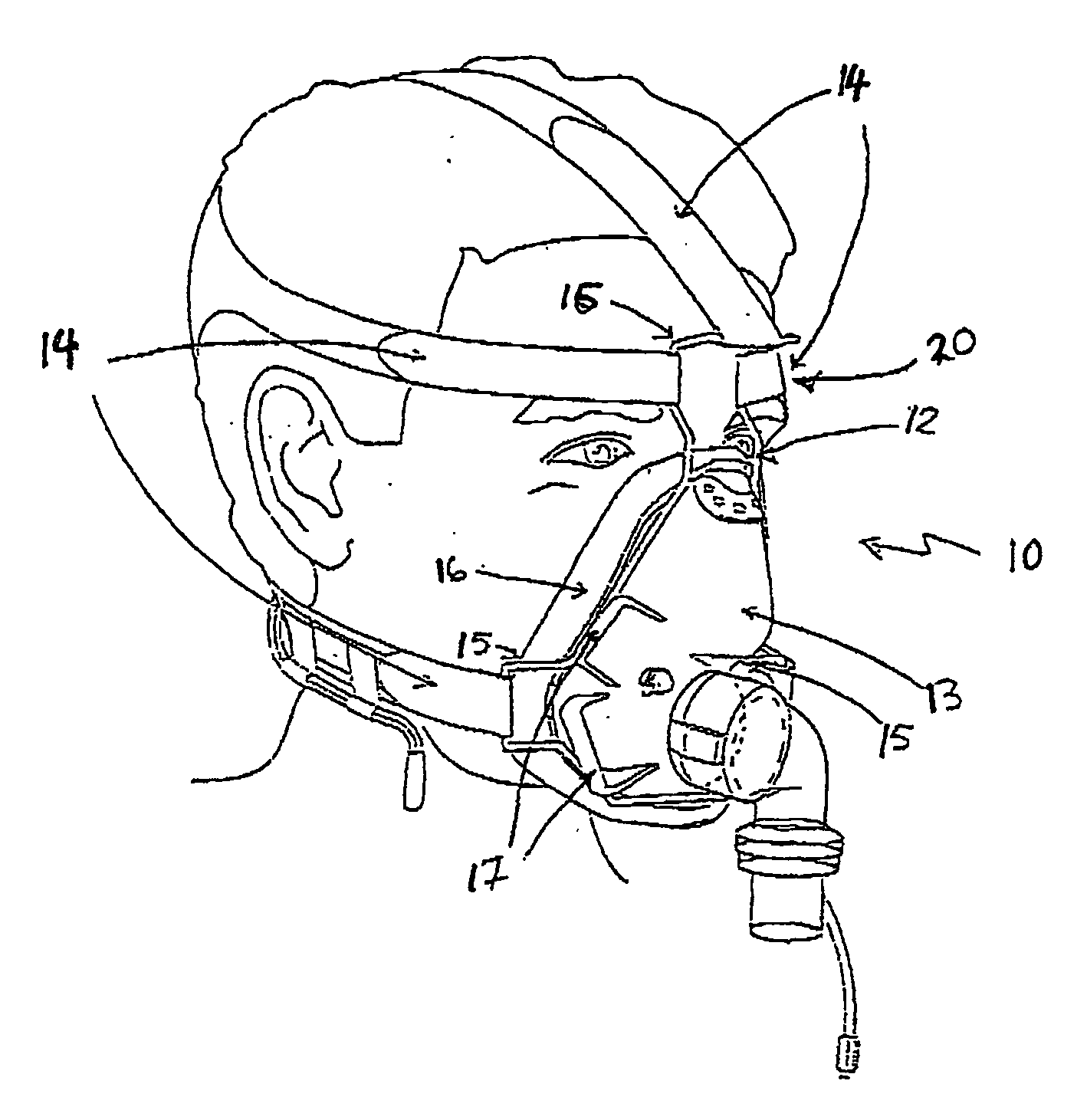 Mask brace and mask assembly