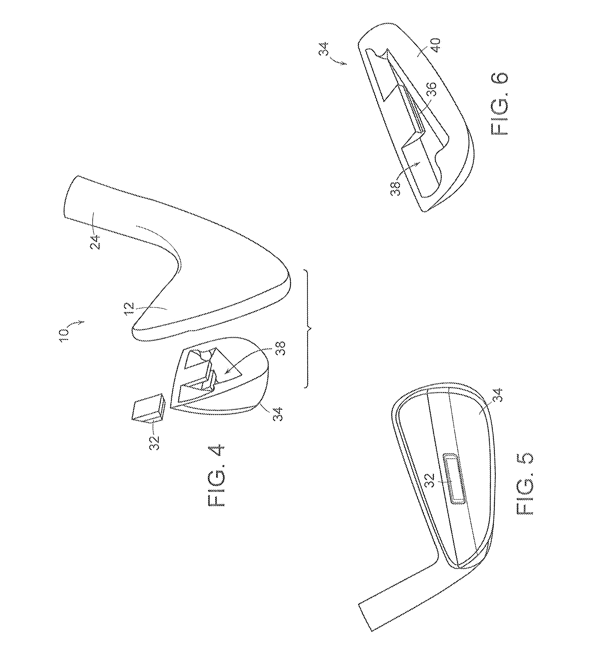 Muscle-back iron golf clubs with higher moment of inertia and lower center of gravity