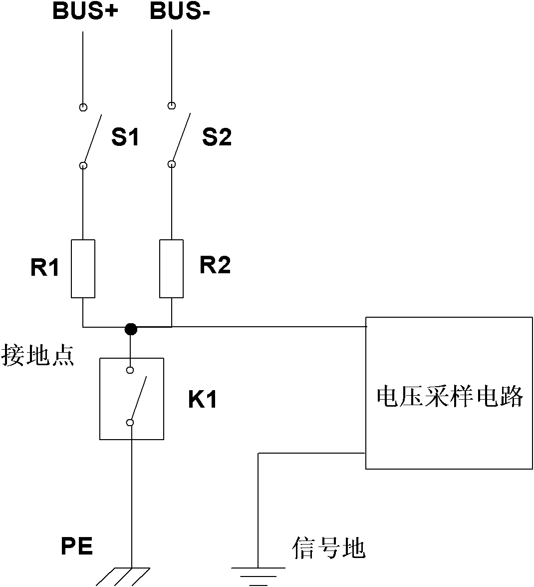 Insulating detection device and detection method for direct-current power supply