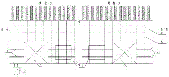 A transport device and transport method for coke oven refractories